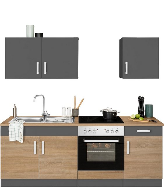 HELD MÖBEL Küchenzeile »Gera«, mit E-Geräten, Breite 210 cm-Küchenzeilen-Inspirationen