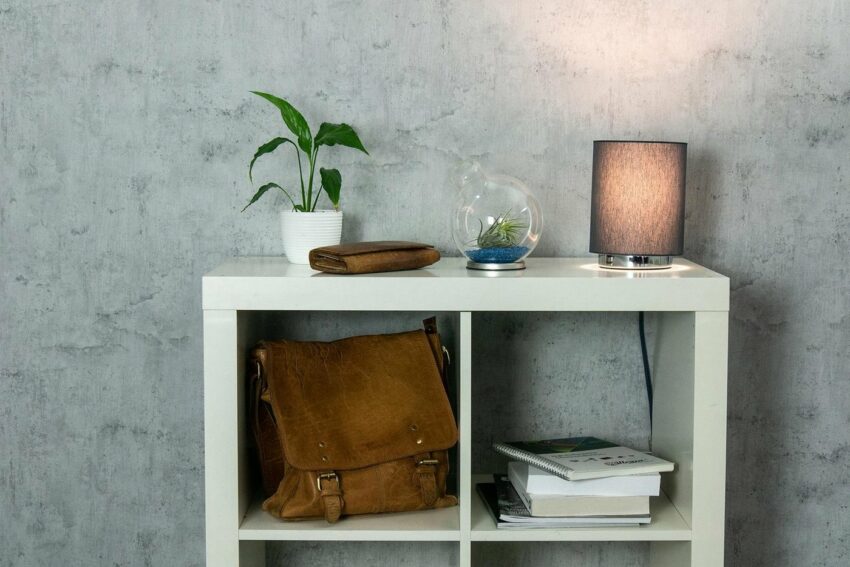 SEGULA Tischleuchte »Tischlampe - Chrom-Petrol, 2m Baumwollkabel mit Schalter«, Mit Schalter-Lampen-Ideen für dein Zuhause von Home Trends