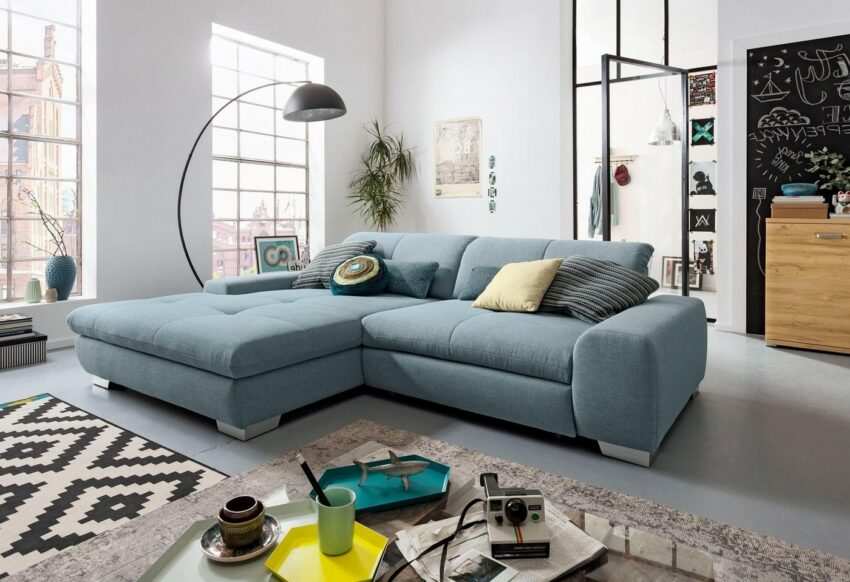 set one by Musterring Ecksofa »SO1200«, Recamiere links oder rechts bestellbar, wahlweise mit Bettfunktion-Sofas-Ideen für dein Zuhause von Home Trends