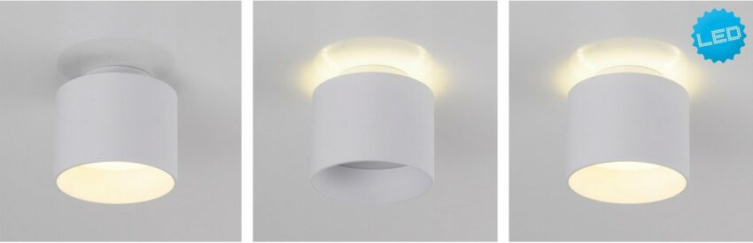 näve LED Aufbaustrahler »Trios«, Warmweiß unten, Neutralweiß oben-Lampen-Ideen für dein Zuhause von Home Trends