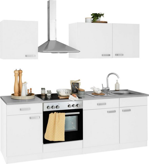wiho Küchen Küchenzeile »Husum«, ohne E-Geräte, Breite 220 cm-Küchenzeilen-Inspirationen