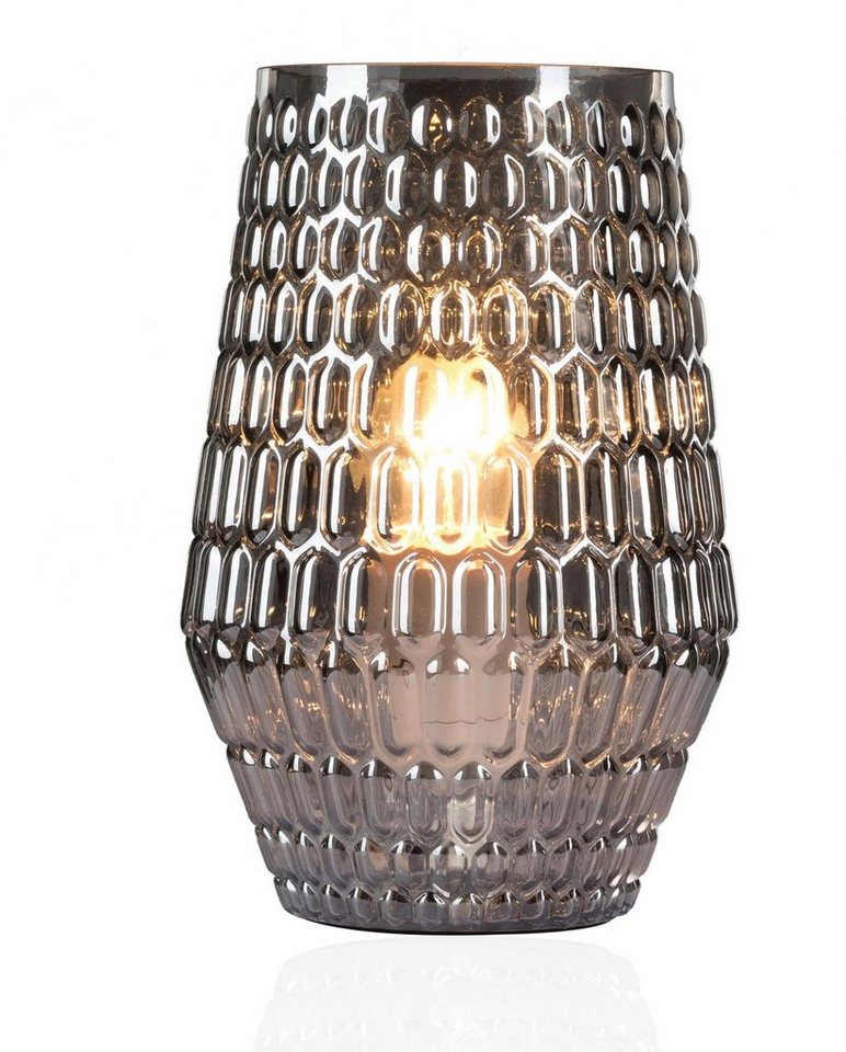 Pauleen Tischleuchte »Crystal Sparkle«, Grau, Glas-Lampen-Ideen für dein Zuhause von Home Trends