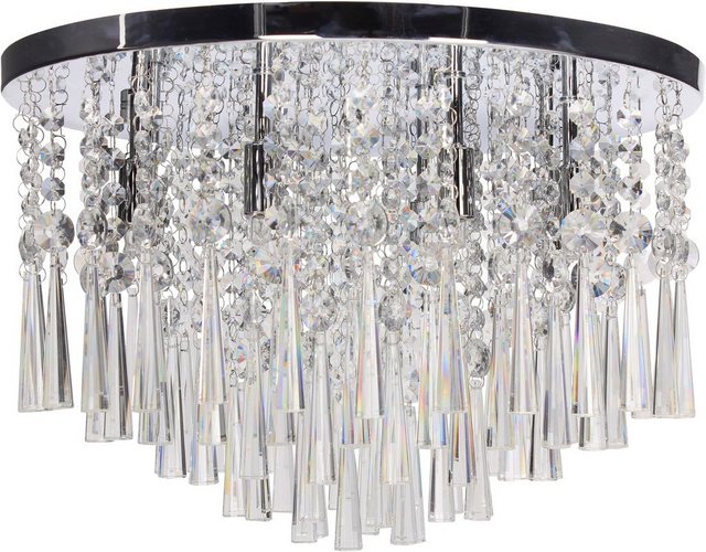 SPOT Light Deckenleuchte »LUXORIA«, Hochwertige Leuchte mit echtem Kristallen, LED-Leuchtmittel inklusive, Zeitlos und elegant.-Lampen-Inspirationen
