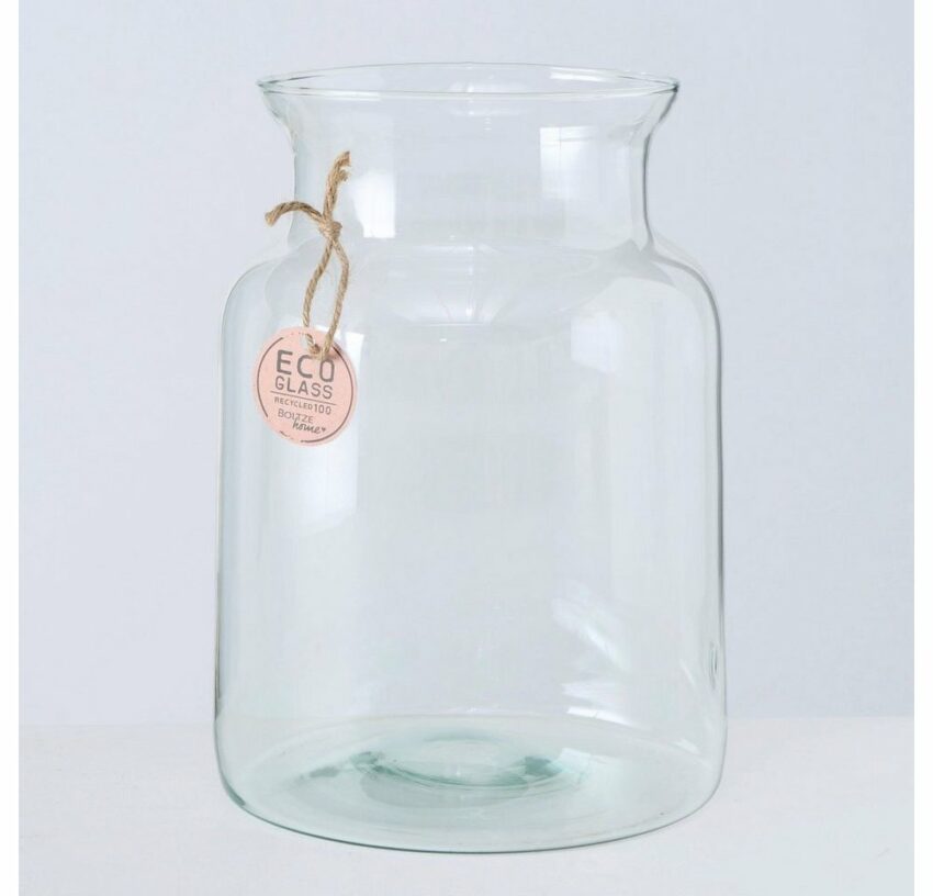 BOLTZE Dekovase »Eco-Glas« (1 Stück), in Flaschenform, Höhe ca. 26 cm-Blumenvasen-Ideen für dein Zuhause von Home Trends
