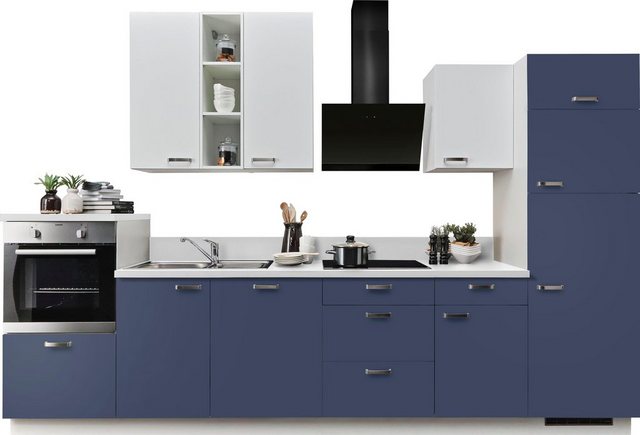 Express Küchen Küchenzeile »Bari«, mit E-Geräten, Soft-Close-Funktion und Vollauszügen, vormontiert, Breite 340 cm-Küchenzeilen-Inspirationen