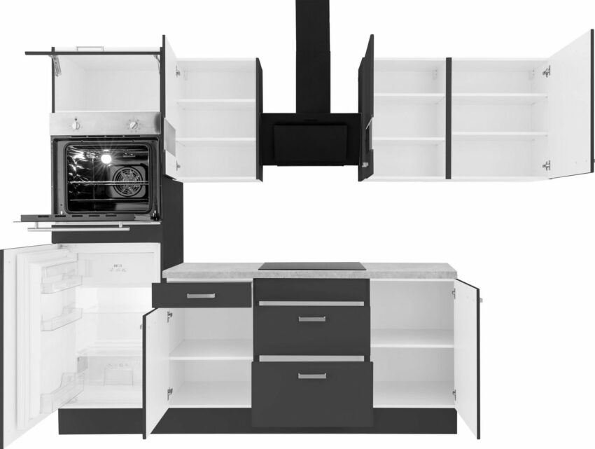 OPTIFIT Winkelküche »Parma«, mit E-Geräten, Stellbreite 285 x 175 cm-Küchenzeilen-Ideen für dein Zuhause von Home Trends