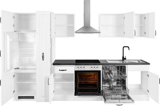 wiho Küchen Küchenzeile »Erla«, mit E-Geräten, Breite 310 cm-Küchenzeilen-Inspirationen