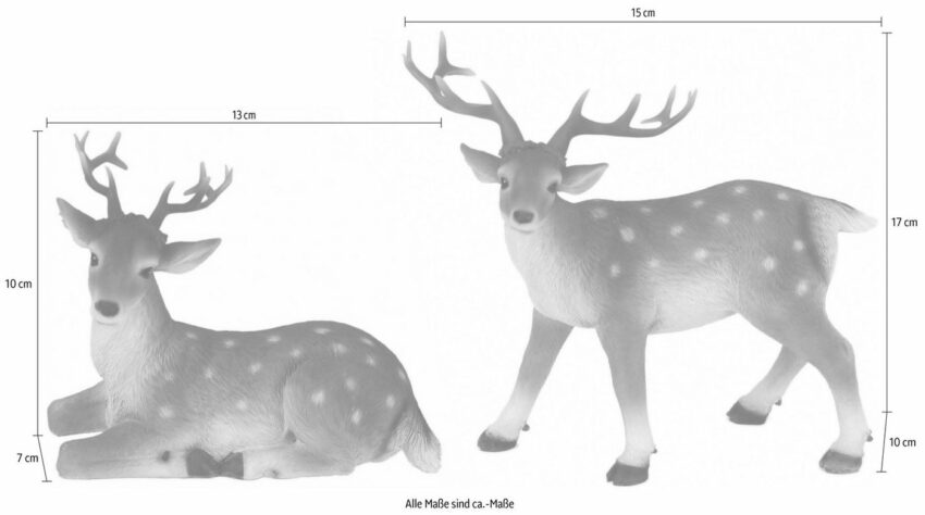 I.GE.A. Tierfigur »Reh« (Set, 2 Stück)-Figuren-Ideen für dein Zuhause von Home Trends
