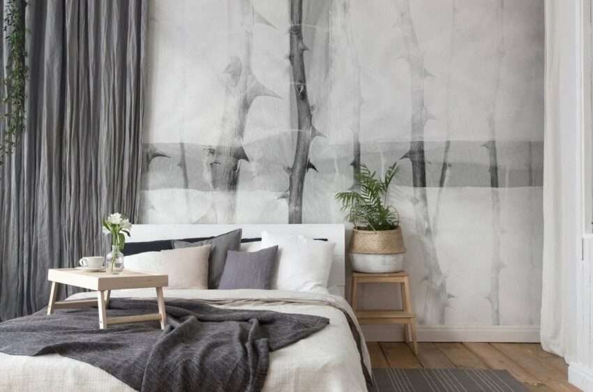 Architects Paper Fototapete »Atelier 47 Thorn Art 2«, glatt, floral, (4 St)-Tapeten-Ideen für dein Zuhause von Home Trends