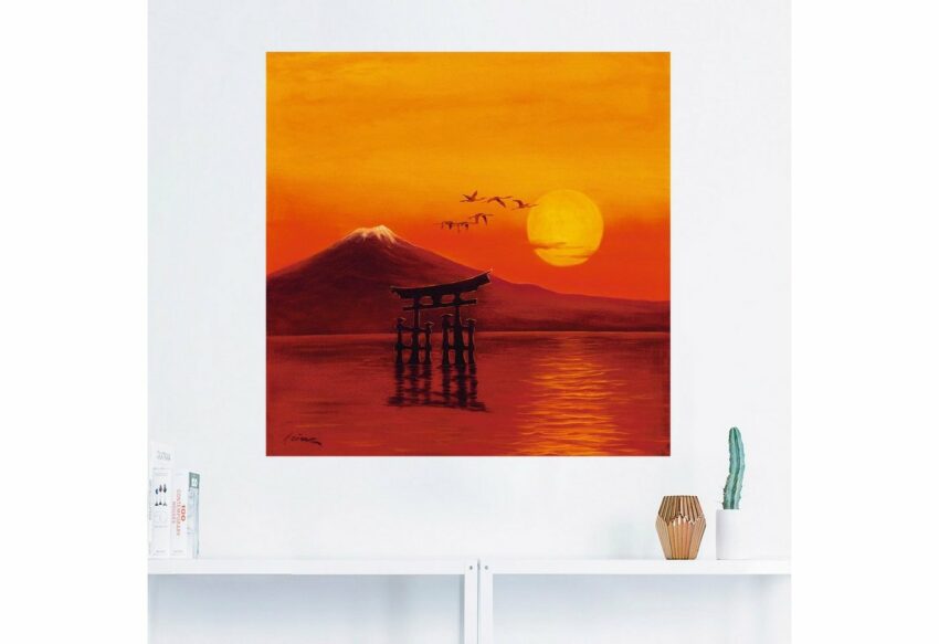 Artland Wandbild »Schwebendes Tor - Asien«, Bilder von Asien (1 Stück), in vielen Größen & Produktarten - Alubild / Outdoorbild für den Außenbereich, Leinwandbild, Poster, Wandaufkleber / Wandtattoo auch für Badezimmer geeignet-Bilder-Ideen für dein Zuhause von Home Trends
