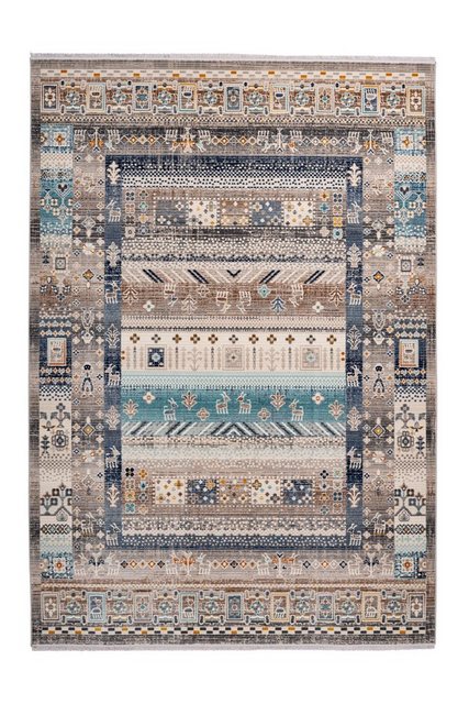 Teppich »Anouk 500«, me gusta, rechteckig, Höhe 5 mm, Flachgewebe, Vintage Design, Wohnzimmer-Teppiche-Inspirationen