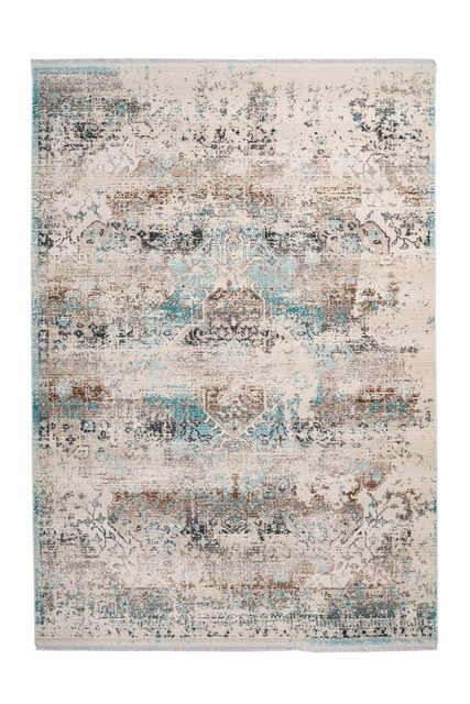 Teppich »Anouk 300«, me gusta, rechteckig, Höhe 5 mm, Flachgewebe, Vintage Design, Wohnzimmer-Teppiche-Inspirationen