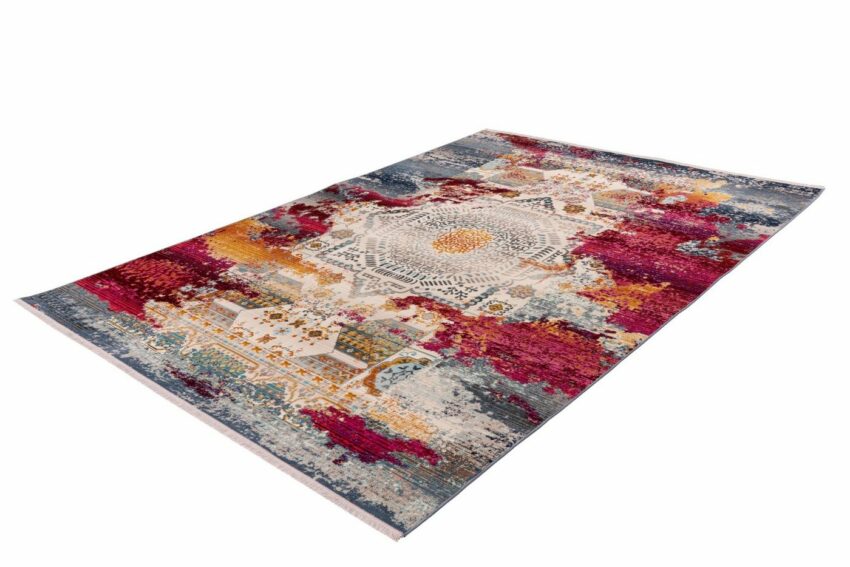 Teppich »Anouk 900«, me gusta, rechteckig, Höhe 5 mm, Flachgewebe, Vintage Design, Wohnzimmer-Teppiche-Ideen für dein Zuhause von Home Trends