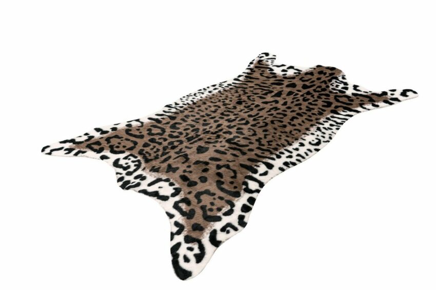 Fellteppich »Desert 300«, me gusta, fellförmig, Höhe 19 mm, Kunstfell, Leoparden Design, Wohnzimmer-Teppiche-Ideen für dein Zuhause von Home Trends