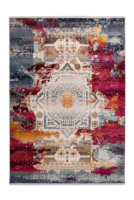 Teppich »Anouk 900«, me gusta, rechteckig, Höhe 5 mm, Flachgewebe, Vintage Design, Wohnzimmer-Teppiche-Inspirationen