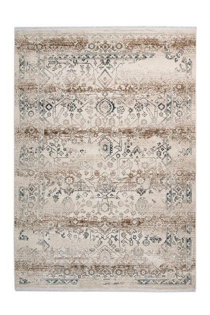 Teppich »Anouk 600«, me gusta, rechteckig, Höhe 5 mm, Flachgewebe, Vintage Design, Wohnzimmer-Teppiche-Inspirationen