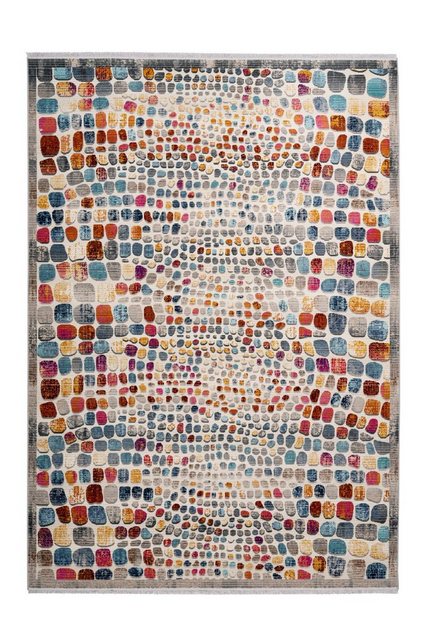 Teppich »Anouk 100«, me gusta, rechteckig, Höhe 5 mm, Flachgewebe, Vintage Design, Wohnzimmer-Teppiche-Inspirationen