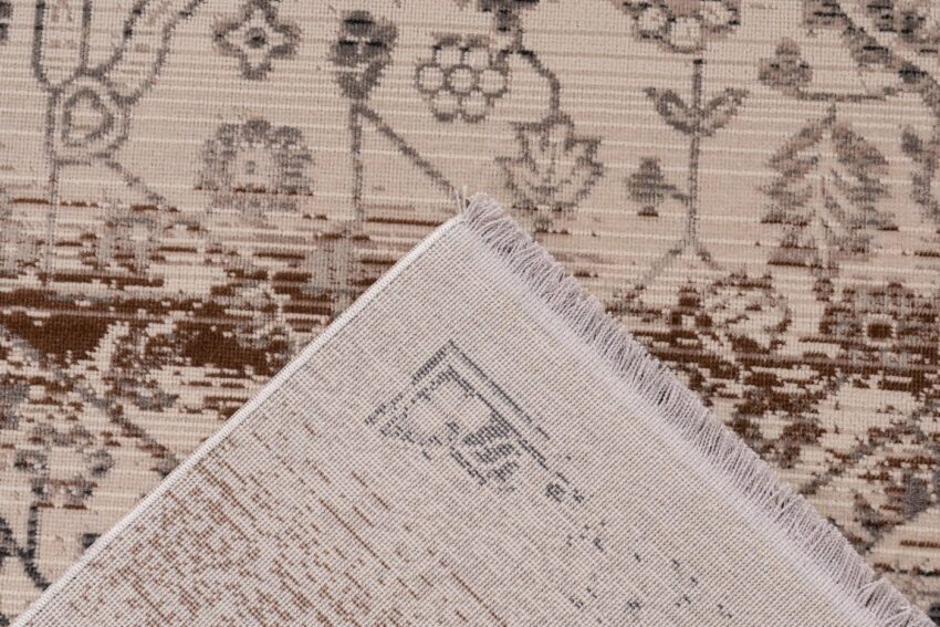 Teppich »Anouk 600«, me gusta, rechteckig, Höhe 5 mm, Flachgewebe, Vintage Design, Wohnzimmer-Teppiche-Ideen für dein Zuhause von Home Trends