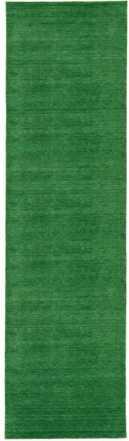 Wollteppich »Gabbeh Teppich handgewebt dunkelgrün«, morgenland, rechteckig, Höhe 8 mm, Kurzflor-Teppiche-Inspirationen