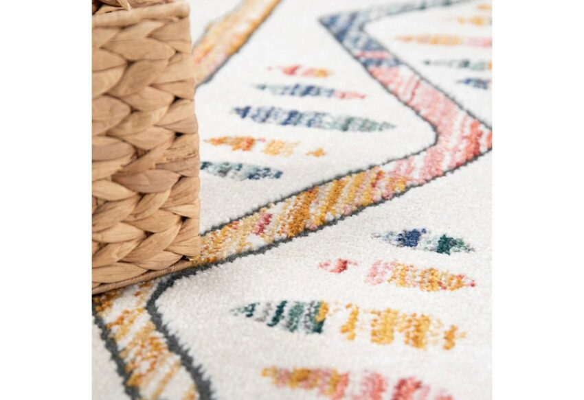 Teppich »Harnuba 767«, Paco Home, rechteckig, Höhe 9 mm, Kurzflor, Motiv Rauten, ideal im Wohnzimmer & Schlafzimmer-Teppiche-Ideen für dein Zuhause von Home Trends