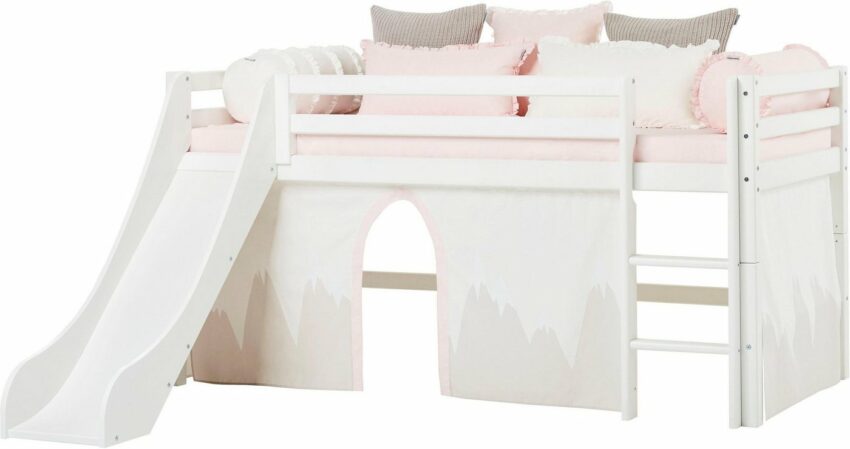 Hoppekids Hochbett »Winter Wonderland« (Set, 4-St) inkl. Matratze, Rollrost, Textilset und Rutsche-Betten-Ideen für dein Zuhause von Home Trends