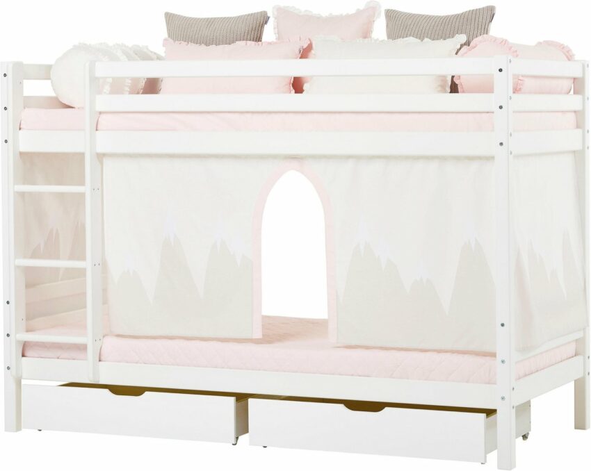 Hoppekids Etagenbett »Winter Wonderland« (Set, 4-St., Bett, Vorhang und zwei Matratzen)-Betten-Ideen für dein Zuhause von Home Trends