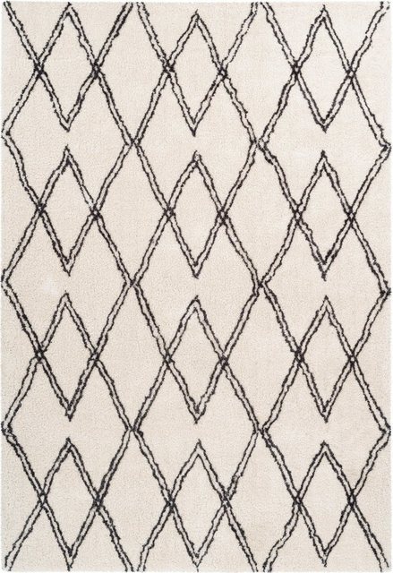 Hochflor-Teppich »Orlando 300«, me gusta, rechteckig, Höhe 27 mm, besonders weich durch Microfaser, Wohnzimmer-Teppiche-Inspirationen