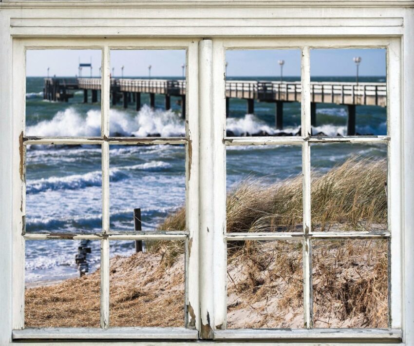 queence Wandsticker »Steg im Meer«-Wandtattoos-Ideen für dein Zuhause von Home Trends