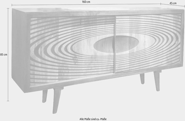 Gutmann Factory Sideboard »Venice«, mit 3D-Optik-Sideboards-Inspirationen
