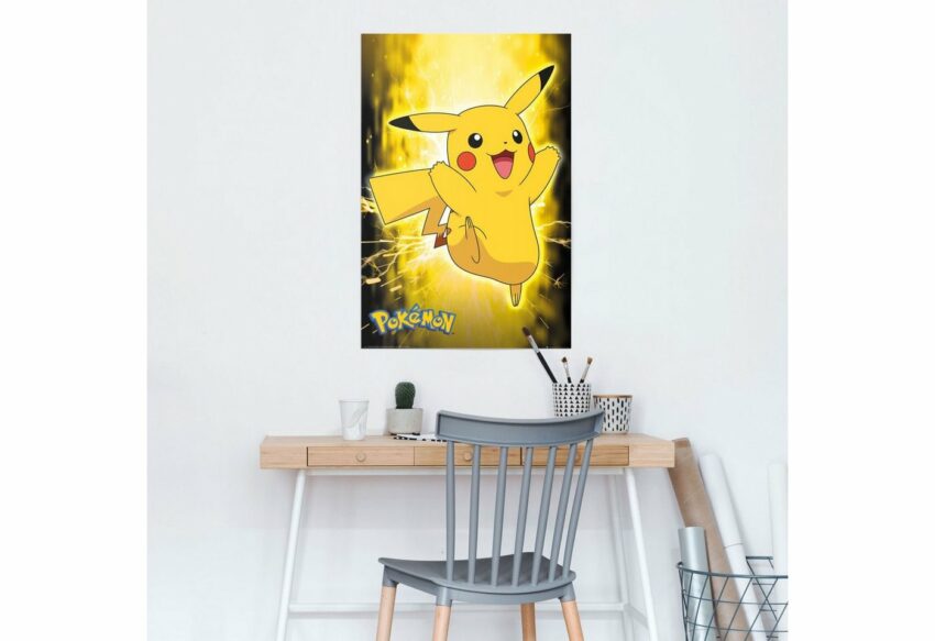 Reinders! Poster »Pickahu Pokémon«, (1 Stück)-Bilder-Ideen für dein Zuhause von Home Trends