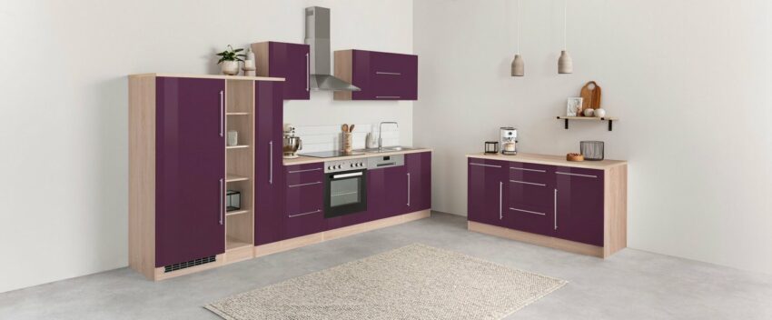 HELD MÖBEL Küchenzeile »Samos«, ohne E-Geräte, Breite 340 cm-Küchenzeilen-Ideen für dein Zuhause von Home Trends
