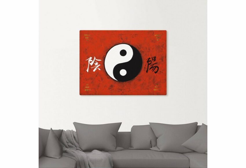 Artland Wandbild »Yin & Yang«, Zeichen (1 Stück), in vielen Größen & Produktarten - Alubild / Outdoorbild für den Außenbereich, Leinwandbild, Poster, Wandaufkleber / Wandtattoo auch für Badezimmer geeignet-Bilder-Ideen für dein Zuhause von Home Trends