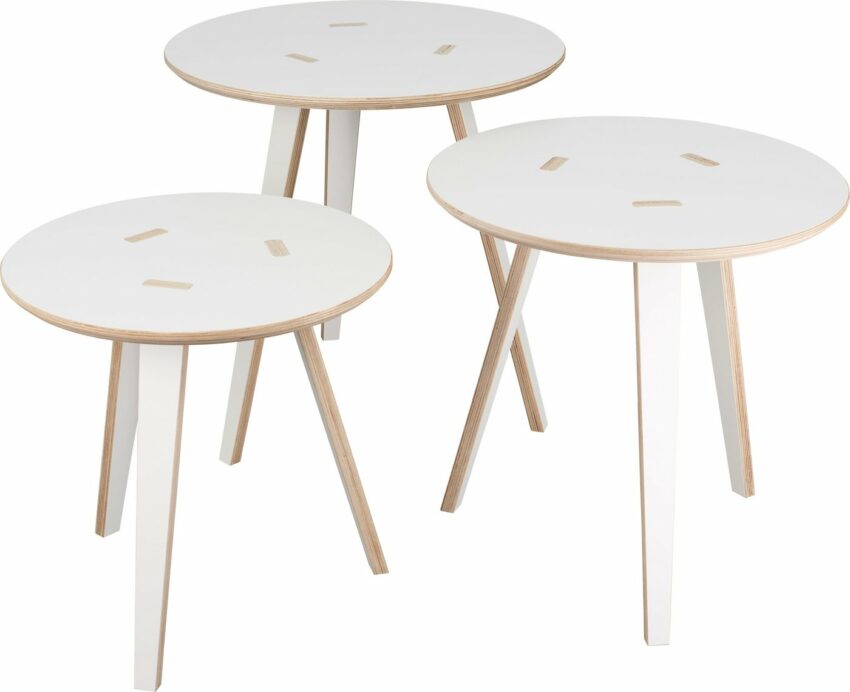 Tojo Beistelltisch »Tojo-rund«, aus Buche Multiplex, beschichtet, in drei verschiedenen Größen-Tische-Ideen für dein Zuhause von Home Trends