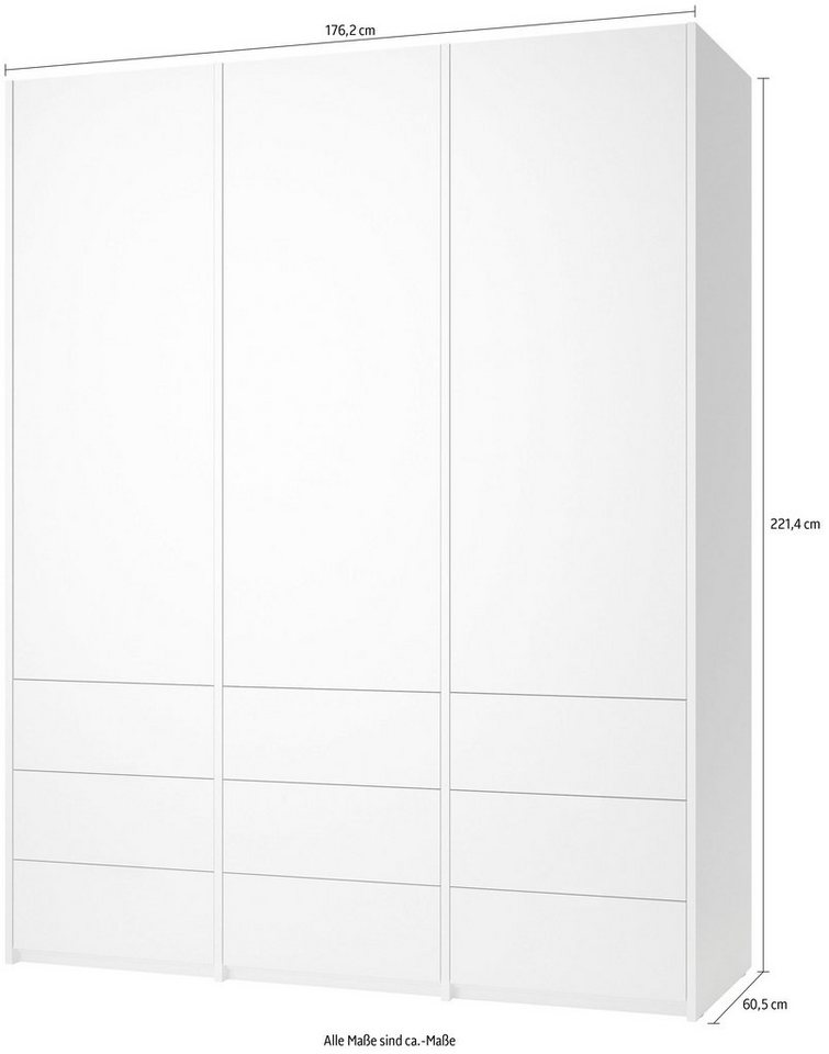 Müller SMALL LIVING Drehtürenschrank »Modular Plus Variante 6« inklusive 9 geräumigen Schubladen-Schränke-Ideen für dein Zuhause von Home Trends
