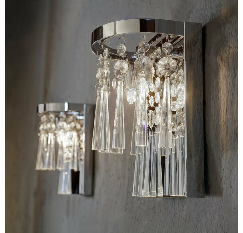 SPOT Light Wandleuchte »LUXORIA«, Echtes Kristallglas, LED-Leuchtmittel inklusive, besonders dekorativ und hochwertig.-Lampen-Ideen für dein Zuhause von Home Trends