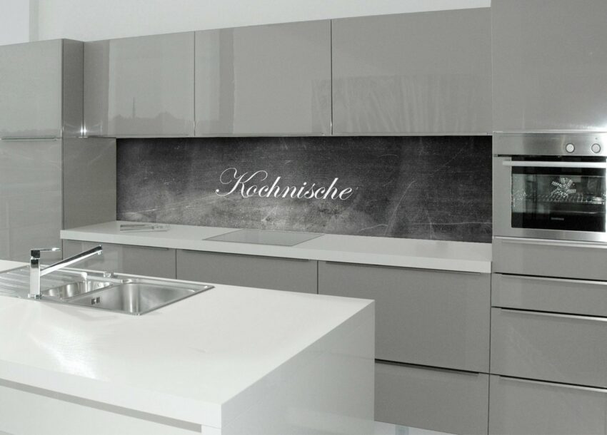 MySpotti Küchenrückwand »Kochnische«, (1-tlg), 60x220 cm, mit wasserabweisender Beschichtung, inkl. Montagekit-Küchenrückwände-Ideen für dein Zuhause von Home Trends