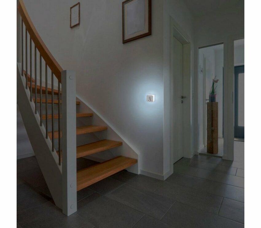Xavax LED Nachtlicht »Nachtlicht mit Steckdose und USB 2.4A, 2 Ausgänge, Helligkeitssensor«-Lampen-Ideen für dein Zuhause von Home Trends