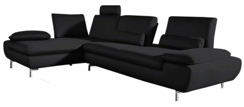 W.SCHILLIG Ecksofa »miles«, inklusive Sitztiefenverstellung, wahlweise mit ergolux®-Funktion, mit glänzenden Füßen-Sofas-Ideen für dein Zuhause von Home Trends