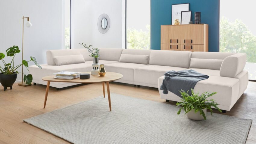 sit&more Wohnlandschaft, wahlweise mit Sitztiefenverstellung und Zierkissen-Sofas-Ideen für dein Zuhause von Home Trends