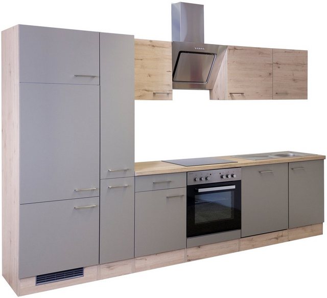 Flex-Well Küchenzeile »Riva«, mit E-Geräten, Gesamtbreite 310 cm-Küchenzeilen-Inspirationen