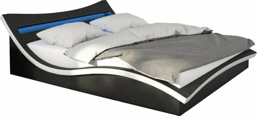 SalesFever Polsterbett, mit LED-Beleuchtung im Kopfteil, Design Bett in moderner Optik-Betten-Ideen für dein Zuhause von Home Trends