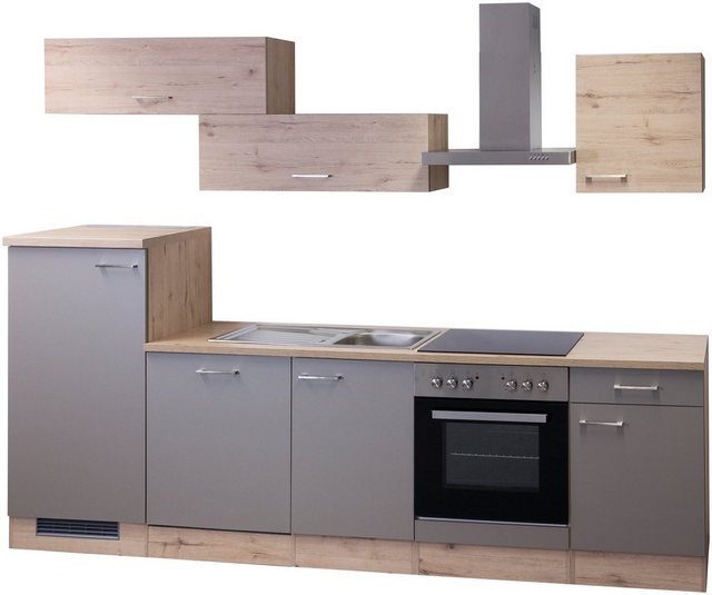 Flex-Well Küchenzeile »Riva«, mit E-Geräten, Gesamtbreite 280 cm-Küchenzeilen-Inspirationen