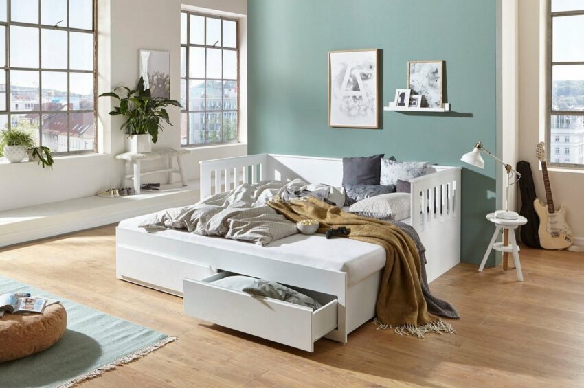 Relita Funktionsbett »Kick«, mit 2 Schubladen, Liegefläche ausziehbar-Betten-Ideen für dein Zuhause von Home Trends
