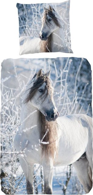 Kinderbettwäsche »White horse«, good morning, mit Pferden-Bettwäsche-Inspirationen