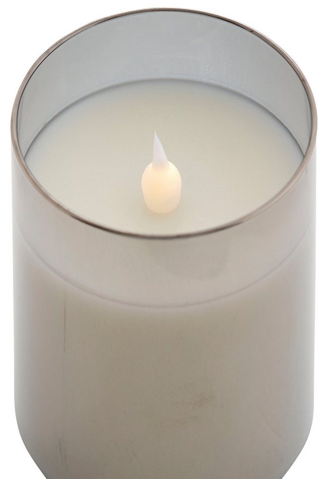 BONETTI LED-Kerze »Smokey« (Set, 3-tlg), mit Glas in Rauchoptik-Kerzen-Ideen für dein Zuhause von Home Trends