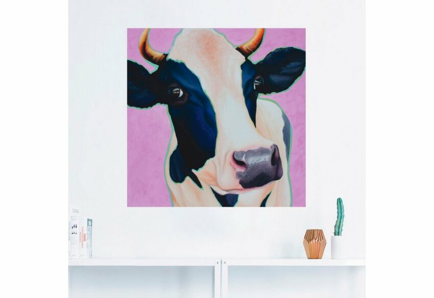 Artland Wandbild »Kuh Josefine«, Haustiere (1 Stück), in vielen Größen & Produktarten -Leinwandbild, Poster, Wandaufkleber / Wandtattoo auch für Badezimmer geeignet-Bilder-Ideen für dein Zuhause von Home Trends