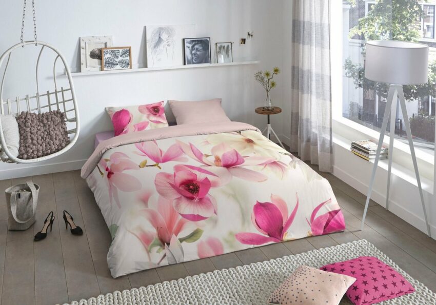 Wendebettwäsche »Magna«, good morning, mit Magnolien-Bettwäsche-Ideen für dein Zuhause von Home Trends