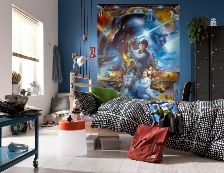 Komar Fototapete »Star Wars Luke Skywalker Collage«, glatt, bedruckt, Comic, (Set), ausgezeichnet lichtbeständig-Tapeten-Ideen für dein Zuhause von Home Trends