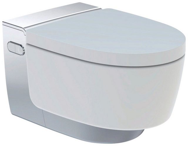 GEBERIT Tiefspül-WC »AquaClean Mera«, Comfort Dusch-WC mit Nachtlicht Komplettanlage WC-Sitz mit Sitzheizung weiß/chrom, mit SoftOpening und SoftClosing Funktion-WC-Becken-Inspirationen