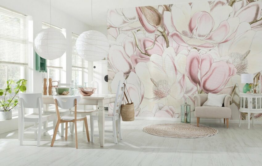 Komar Fototapete »Petals«, glatt, bedruckt, floral, realistisch-Tapeten-Ideen für dein Zuhause von Home Trends